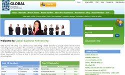 Online business networking website www.GlobalBusinessNetworking.com