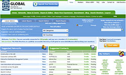 Online business networking website www.GlobalBusinessNetworking.com